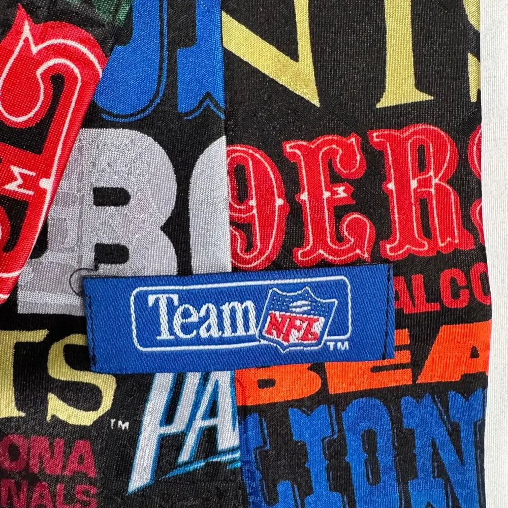 Team NFL Football Necktie Black Made in USA Tie Dallas Cowboys Kansas City Chief